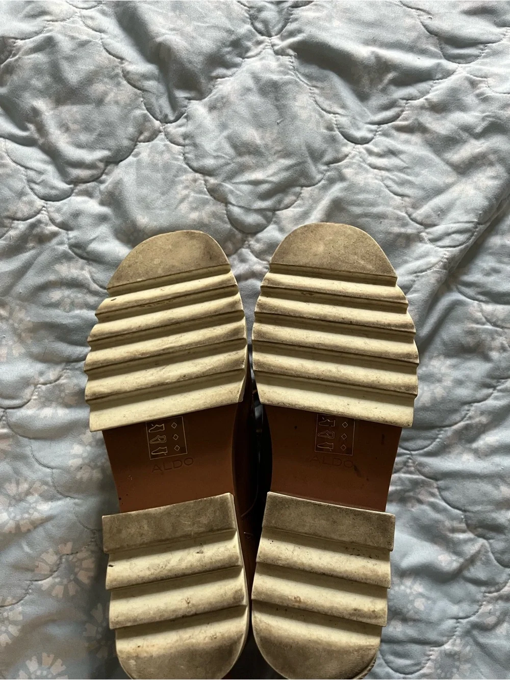 ALDO Women’s Brown Lace-Up Oxford Shoes